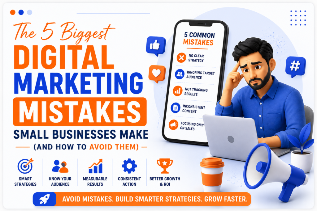 The 5 Biggest Digital Marketing Mistakes Small Businesses Make (And How to Avoid Them)